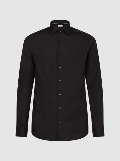 Calvin Klein Ruhák HU672092 | Calvin Klein Fitted Férfi Ing Fekete